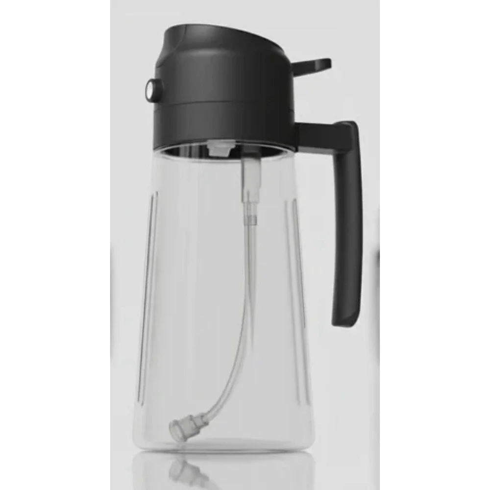 2in1 Olive Oil Dispenser Bottle 500ml Plastic Oil Sprayer for Cooking Oil Spray